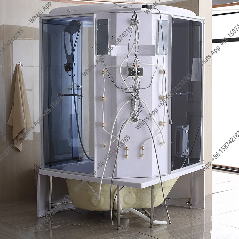 ハイインテグラルシャワールーム 長方形バスタブ付き 完全密閉 - Home And Bathroom のレビューと価格
