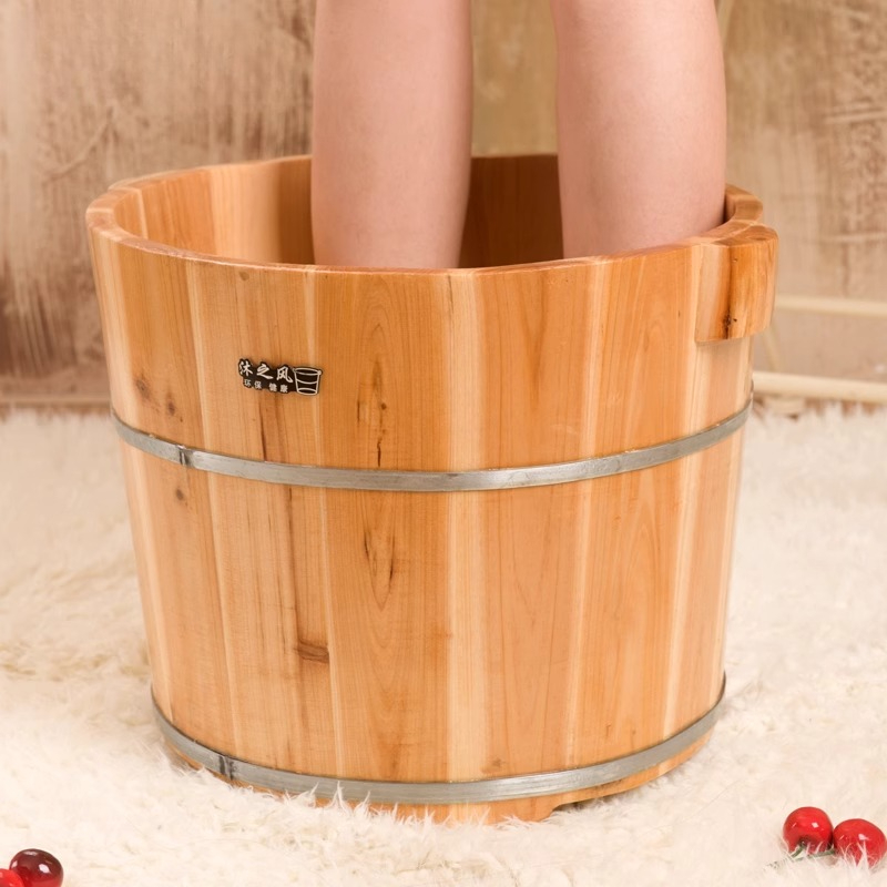 木製足浸し浴槽 スパ/家庭用の深い断熱浴槽 リフレクソロジー - Home Bathroom Tub のレビューと価格