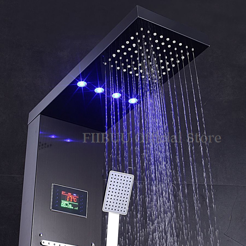 スマートシャワーシステム,バスルーム,電子シャワーヘッドセッ - Shower Head Rain のレビューと価格