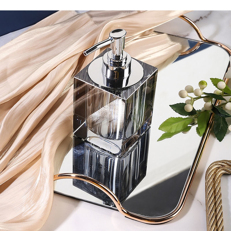 天然クリスタルバスルームセットポータブルソープディスペンサー - Zara Home Bathroom のレビューと価格