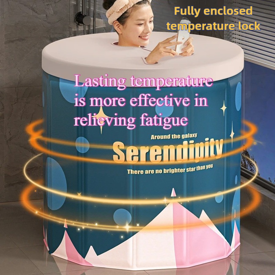 大人用折りたたみ式浴槽、家庭用、断熱カバー付き浴室浴槽、冬用 - Home Bathroom Tub のレビューと価格