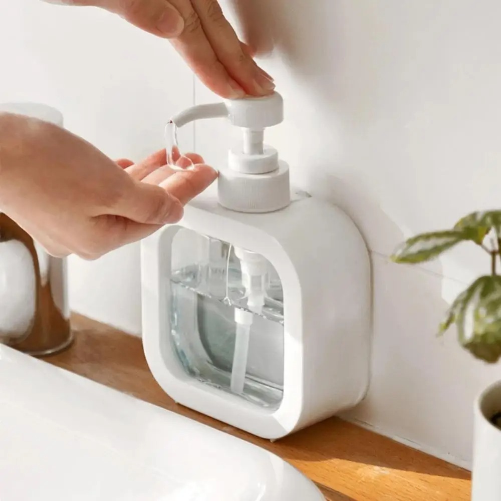 透明ソープディスペンサーシャンプーシャワージェルポータブルト - Home Bathroom Soap Dispenser のレビューと価格