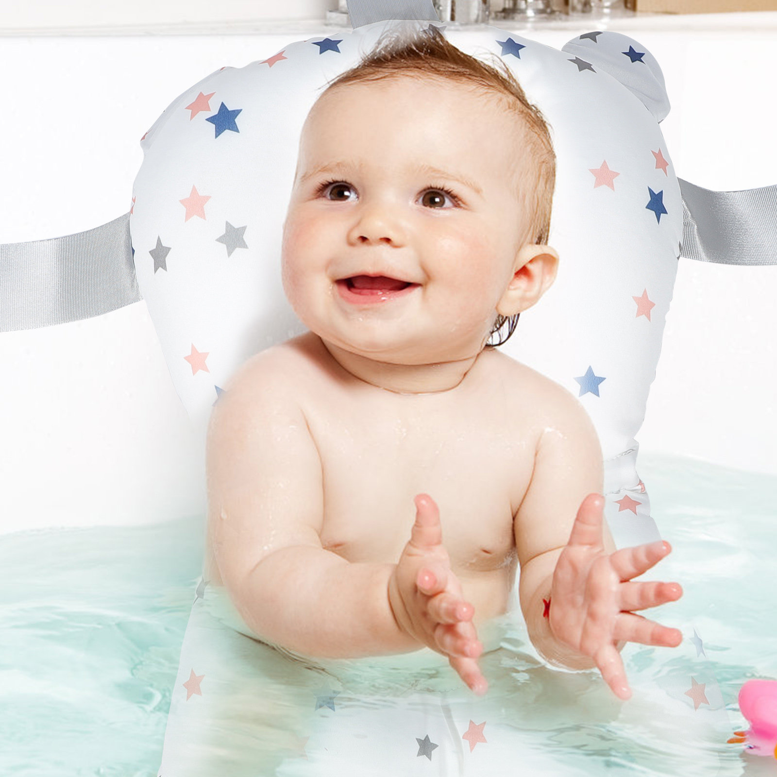 1個入り科学的な脊椎保護ベビーバス用マット、厚手の滑り止めソ - Non Slip Bath Mat のレビューと価格