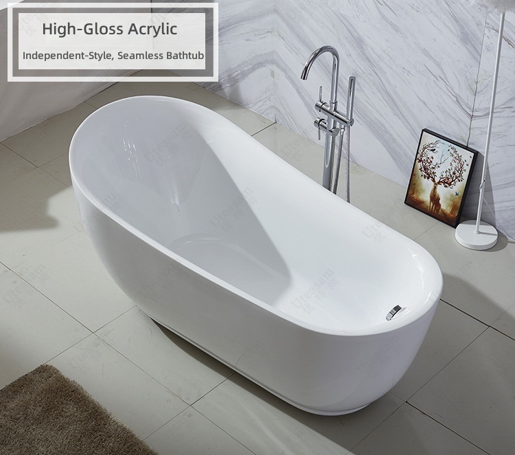 自立型アクリル浴槽、1.4-1.8mの楕円形ジェットマッサー - Home Bathroom Tub のレビューと価格