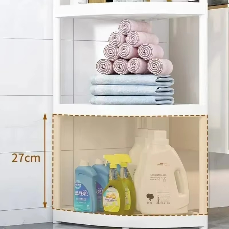 浴室用フロアスタンド式収納ラック、コーナー三角ラック、多層収 - Home Essentials Bathroom Rack のレビューと価格