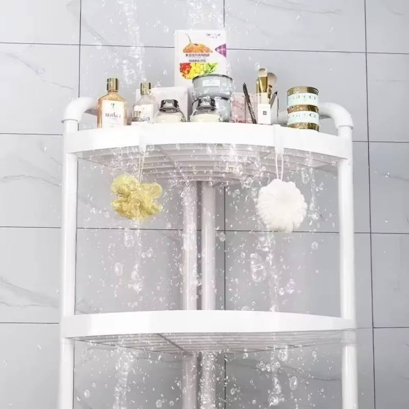 浴室用フロアスタンド式収納ラック、コーナー三角ラック、多層収 - Home Essentials Bathroom Rack のレビューと価格