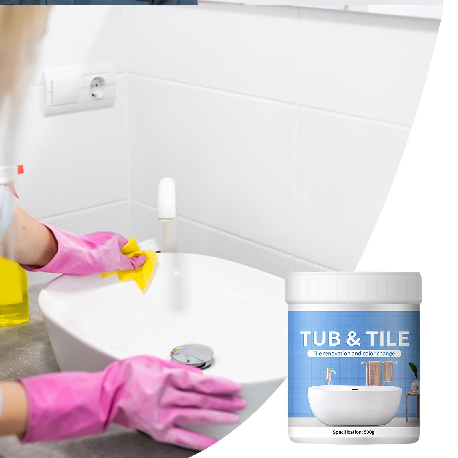 浴室タイルペイントキット 500g 水性速乾性バスリフィニッ - Home Bathroom Tub のレビューと価格
