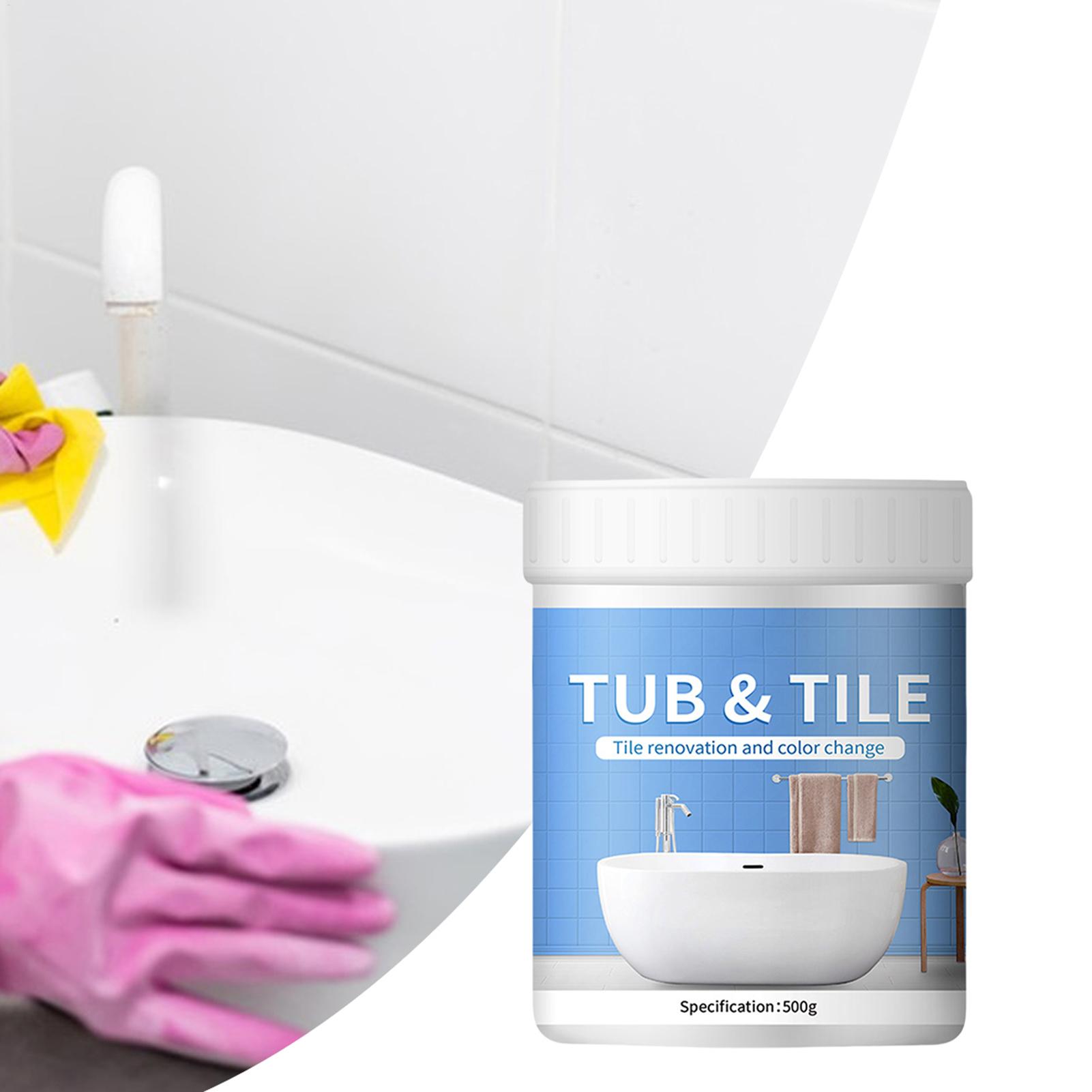 浴室タイルペイントキット 500g 水性速乾性バスリフィニッ - Home Bathroom Tub のレビューと価格